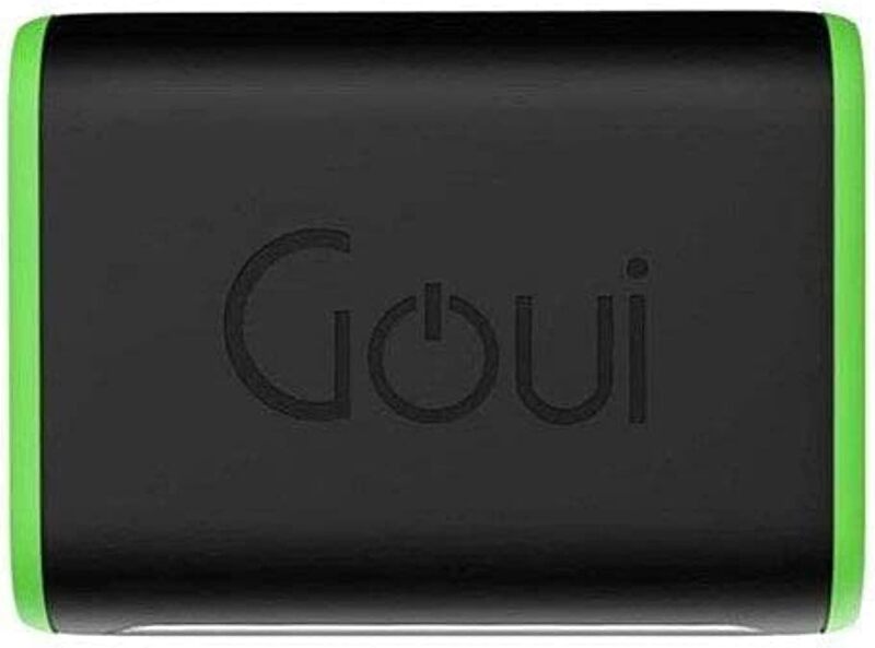 GOUI Bolt Mini Power Bank 10,000mAh Black/Green G-MINI10-K